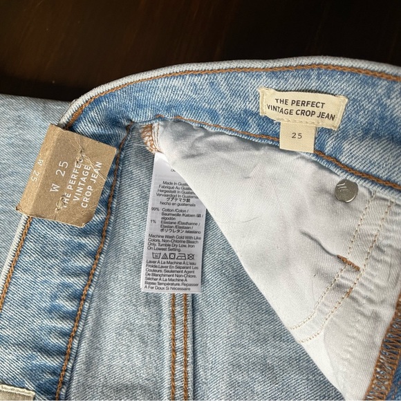 NWT!   Madewell | Perfect Vintage Crop Jean - Picture 3 of 6